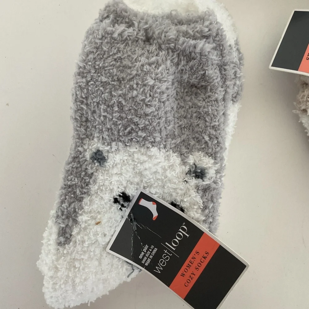 West Loop Set of 5 pairs of Cozy Socks NWT